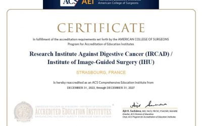 IHU/IRCAD American College of Surgeons Accreditation renewed to 2027