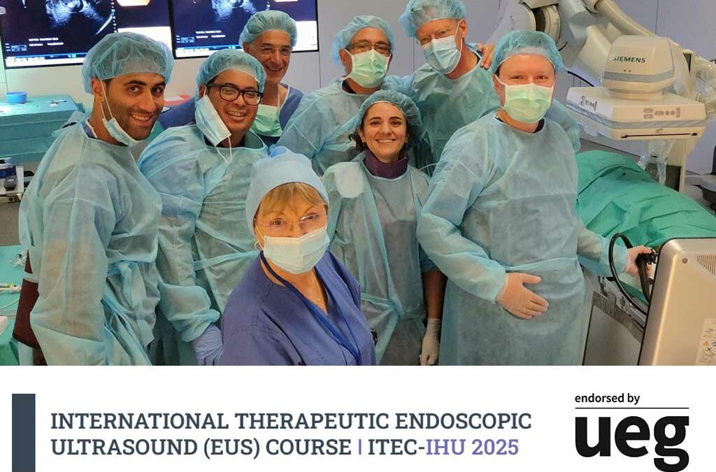 L’IHU Strasbourg reçoit l’approbation de l’UEG pour le cours ITEC, une référence internationale en écho-endoscopie thérapeutique