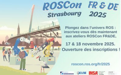 Conférence ROSCon France & Allemagne 2025 : l’inscription aux ateliers est ouverte