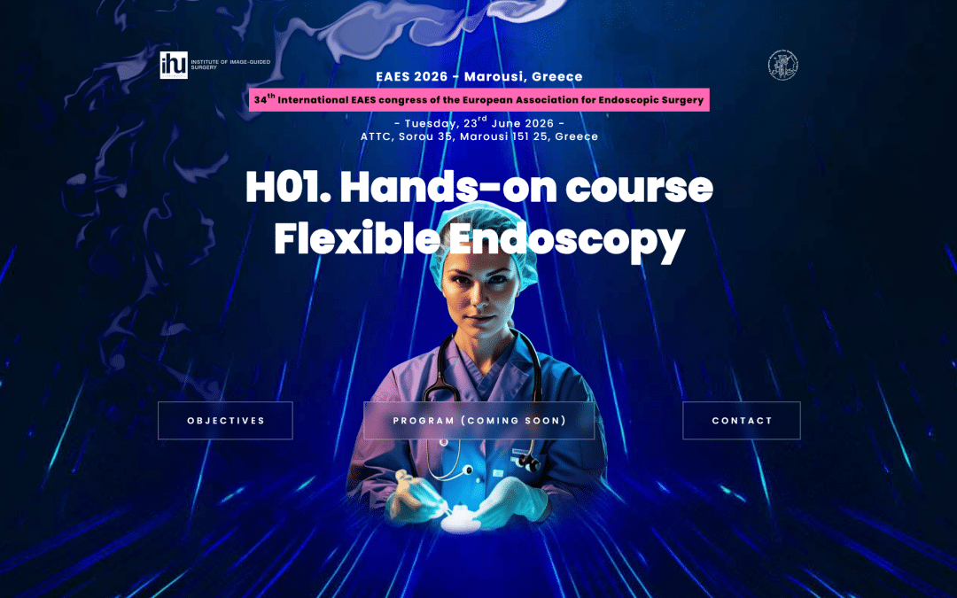 Chirurgie endoscopique : l’IHU organise le cours pratique d&rsquo;endoscopie flexible au congrès EAES 2026