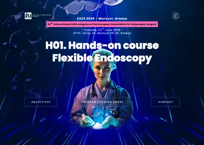 Chirurgie endoscopique : l’IHU organise le cours pratique d’endoscopie flexible au congrès EAES 2026