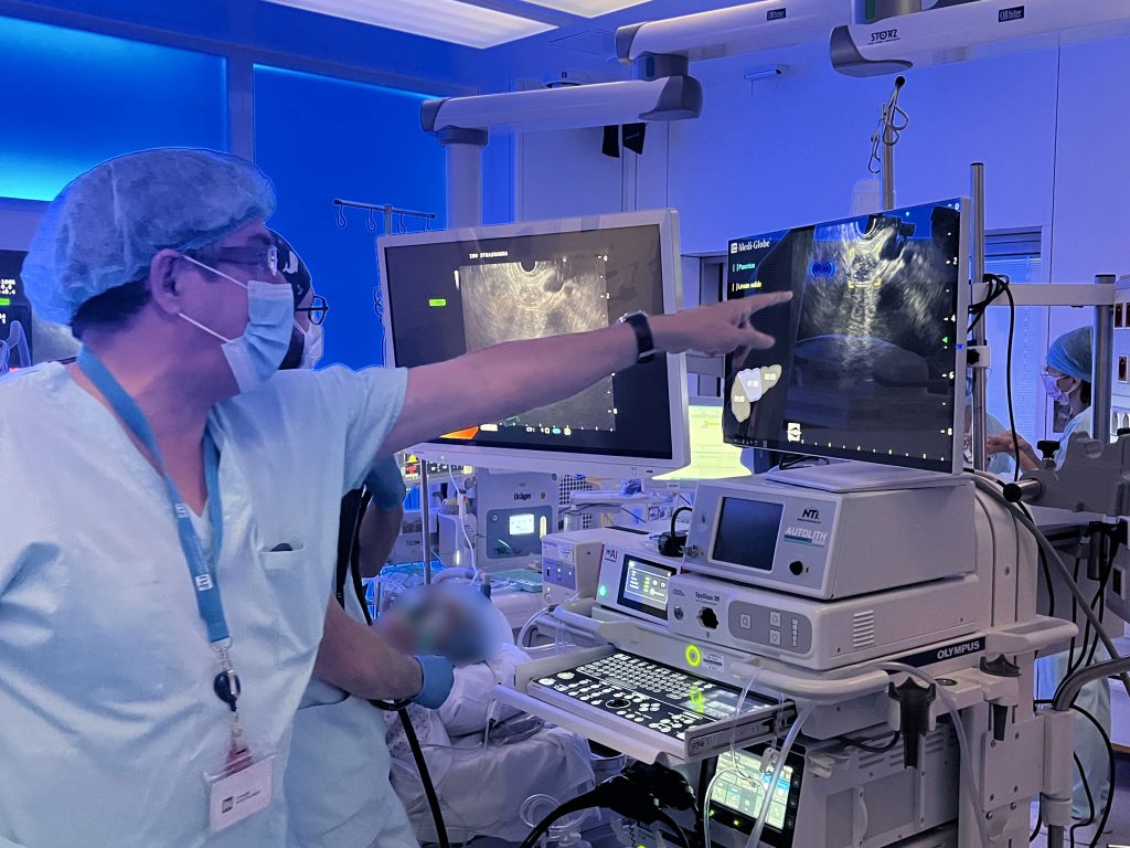 Dr Leonardo Sosa Valencia, expert en endoscopie ultrasonore à l’IHU Strasbourg