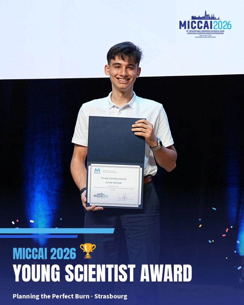 Remise du Young Scientist Award à Jonas Mehtali (financé par l'ITI HealthTech)