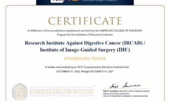 CERTIFICAT ACS
